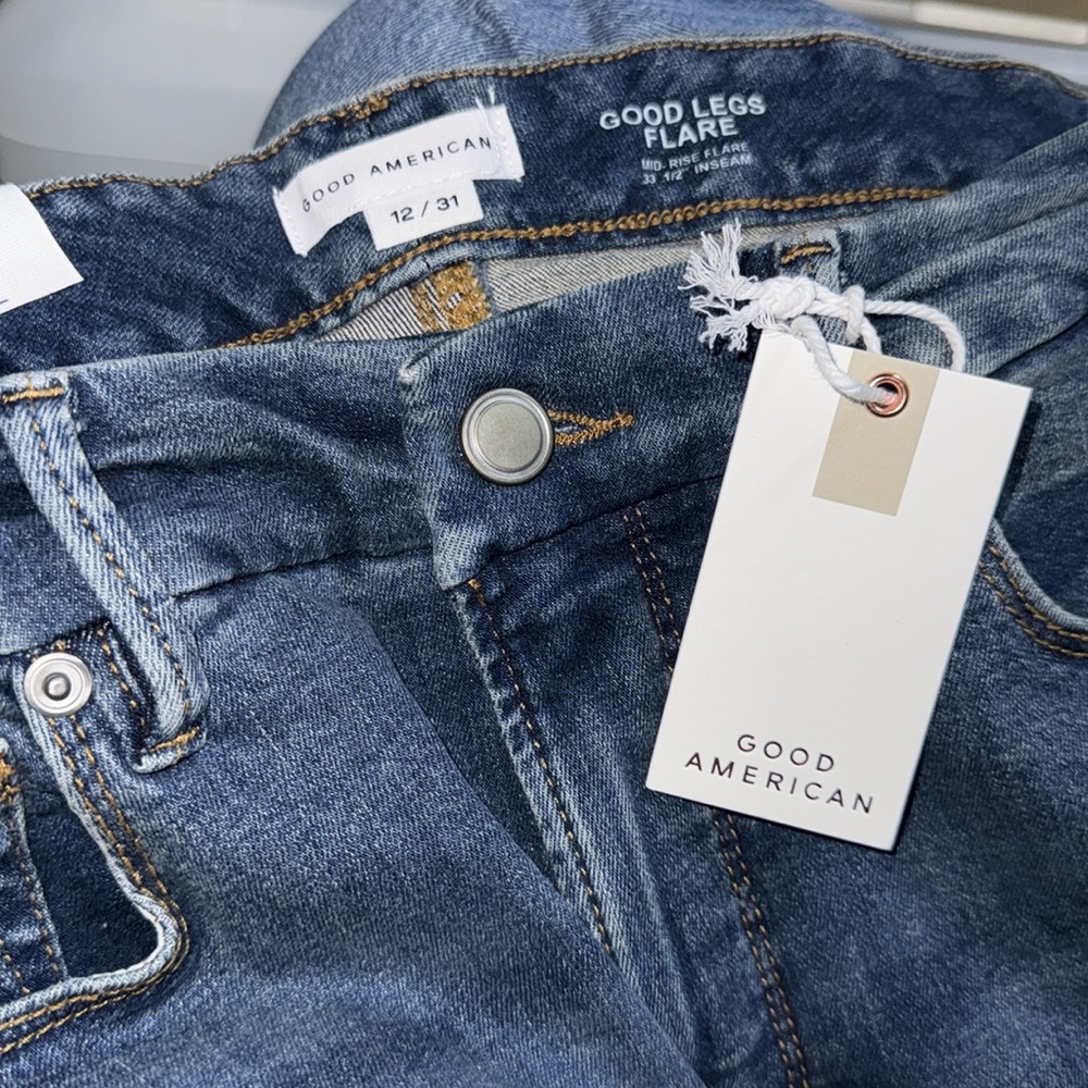 LAST CALL ✨✅Good American good legs Flare Jeans - Picture 11 of 14